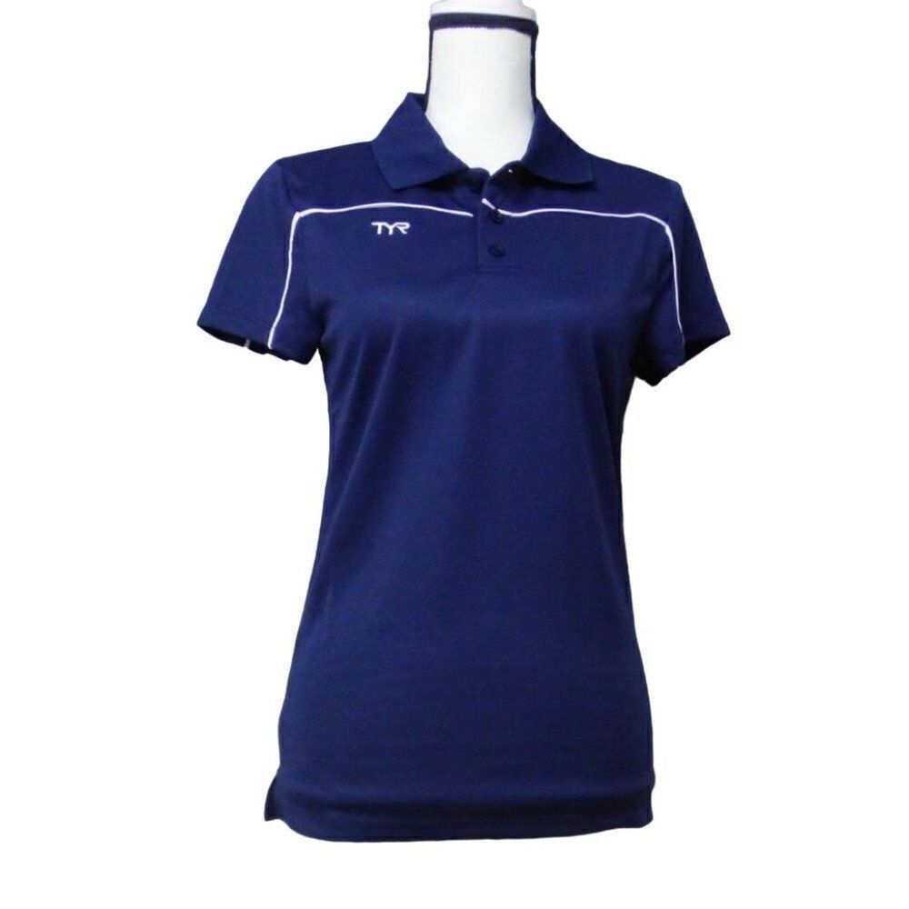 TYR FEMALE TECH POLO, Navy, S